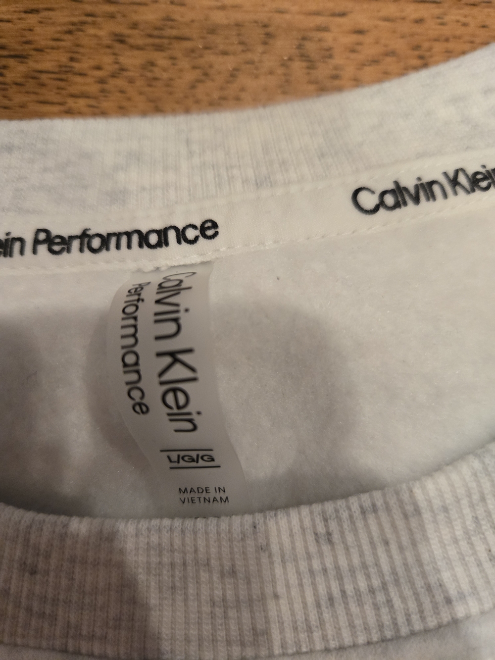 Calvin Klein Grey Womens Performance Crewneck Sweatshirt